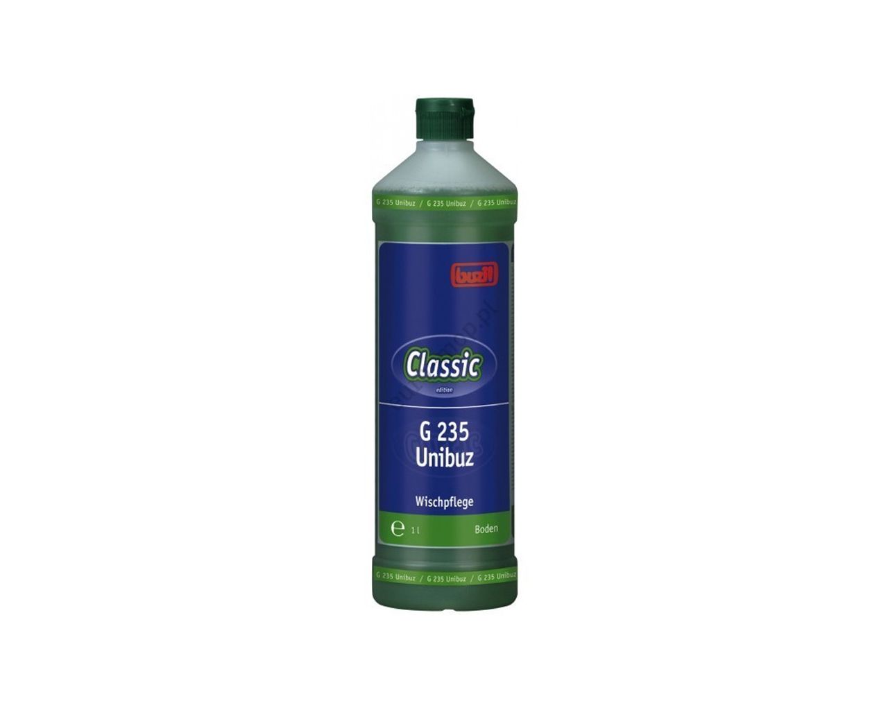 G235 Unibuz - cleaning fluid based on water-soluble polymers for routine cleaning of water-resistant floors, 1l
