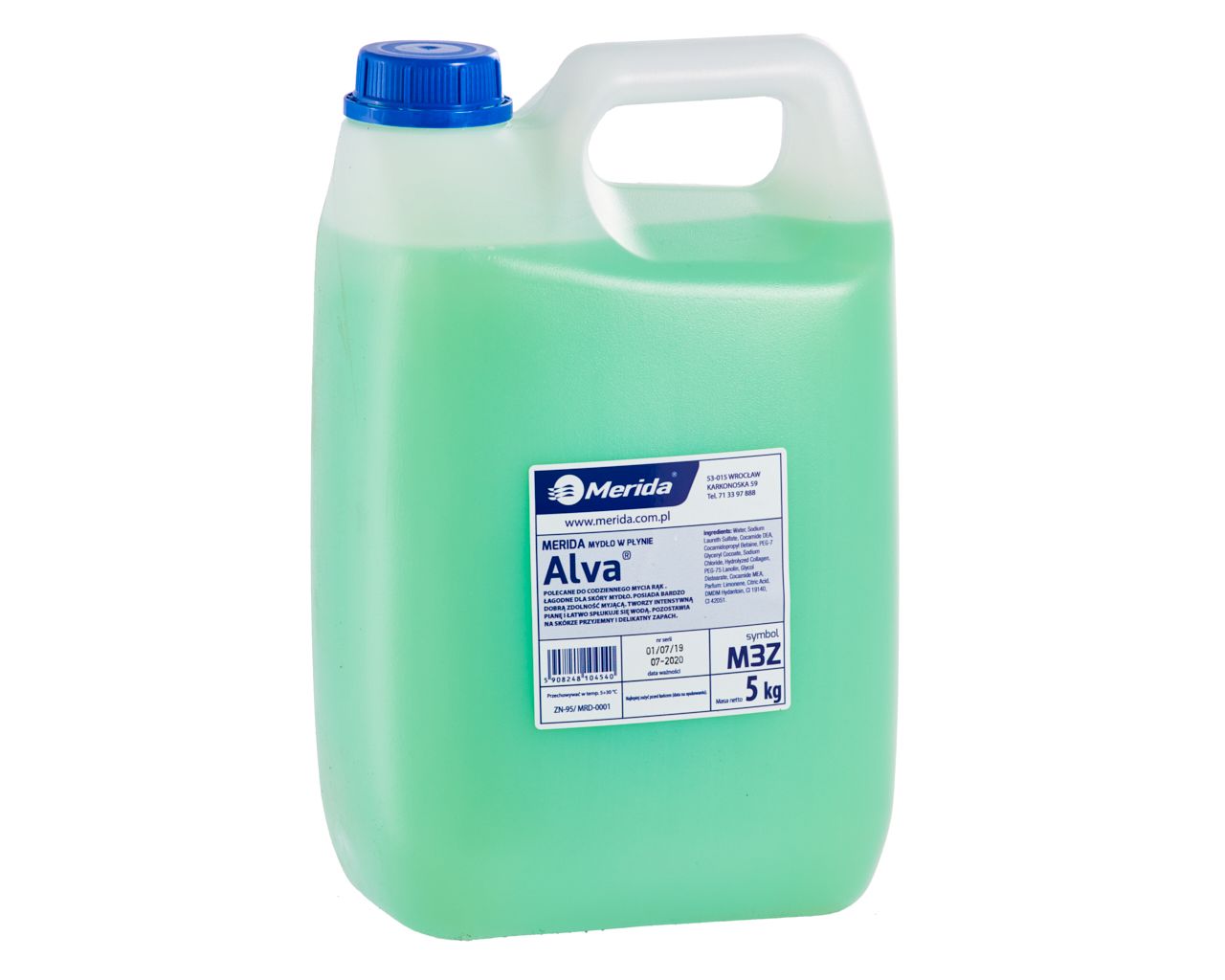 MERIDA ALVA - liquid soap 5 kg, green