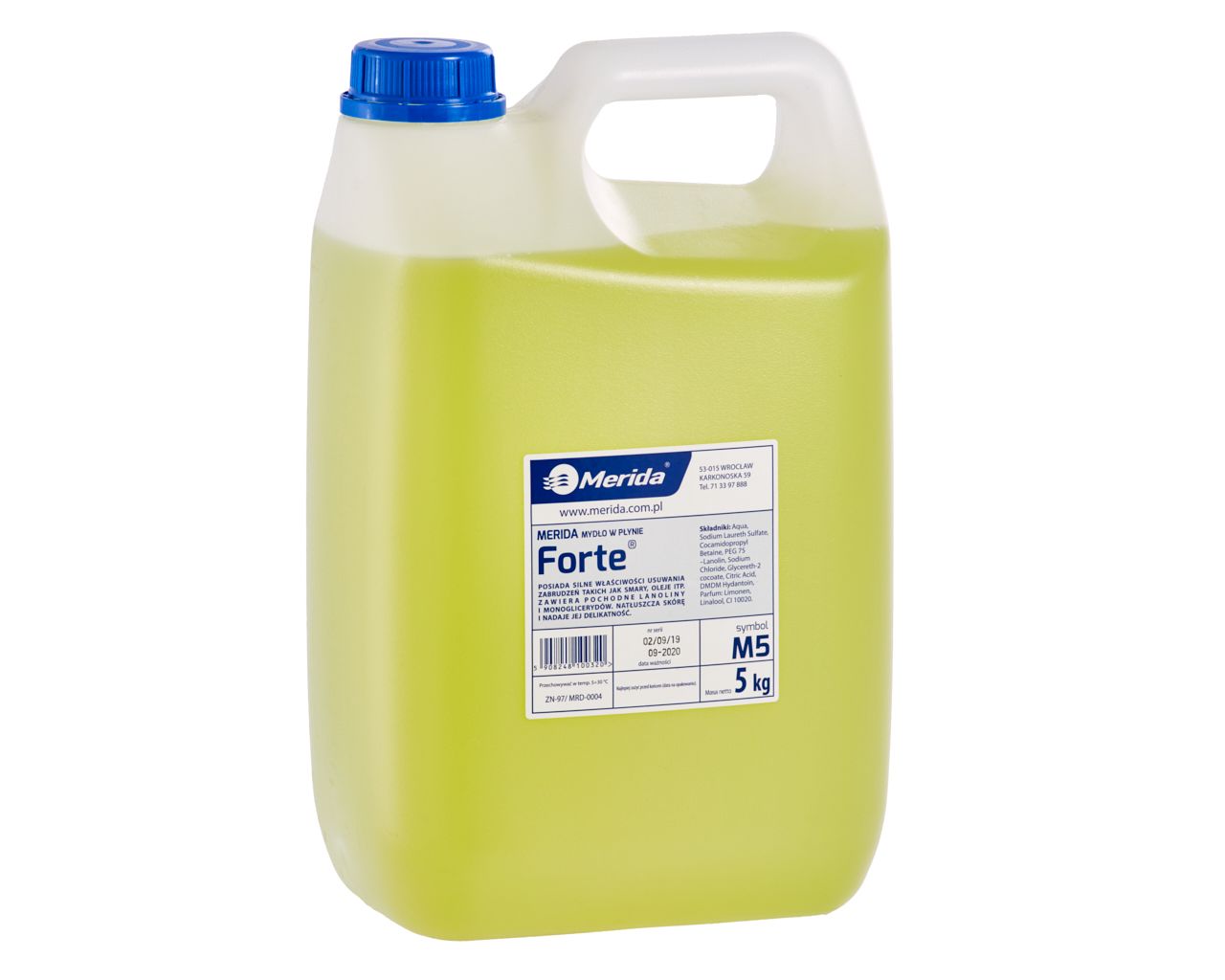 MERIDA FORTE - special purpose liquid soap 5 kg, green