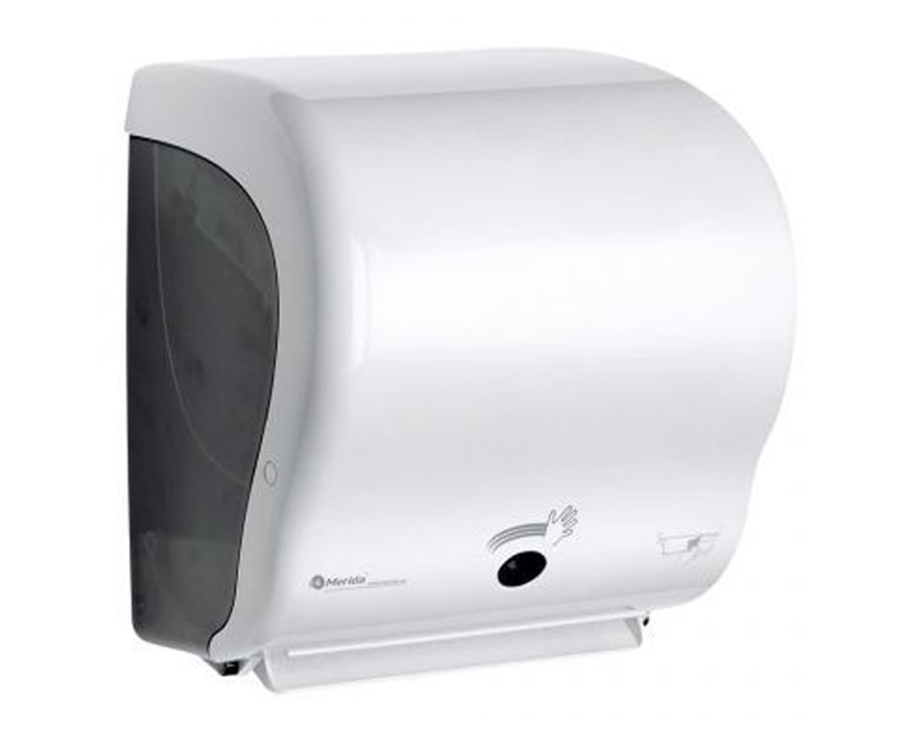 MERIDA LUX SENSOR CUT automatic paper towel in roll dispenser, maximum roll diameter: 20 cm, made of top quality abs (white)