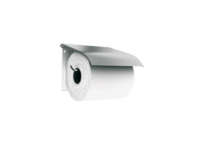 Toilet roll holder (matt steel)