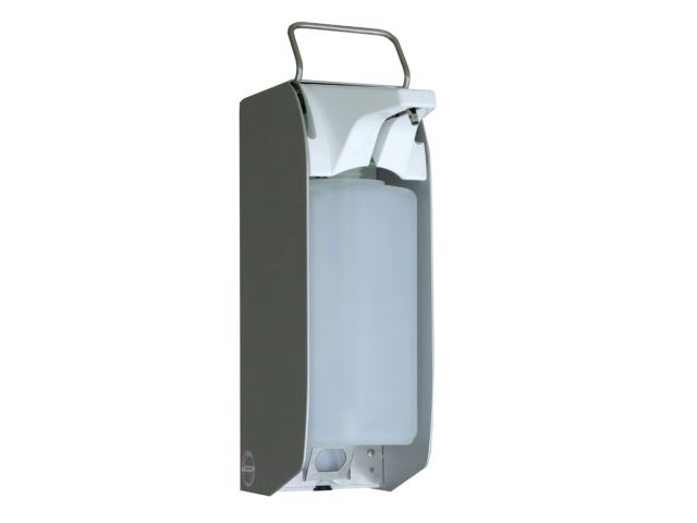 Touch-free disinfectant dispenser 1000ml made of stainless steel (brushed version)