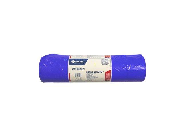 MERIDA OPTIMUM - disposable waste bags, 160l capacity, 90 x 110cm, blue, 25 pcs. / roll