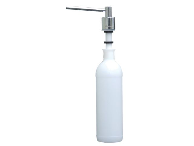 CYLINDER countertop-mounted liquid soap dispenser 1000 ml, polished