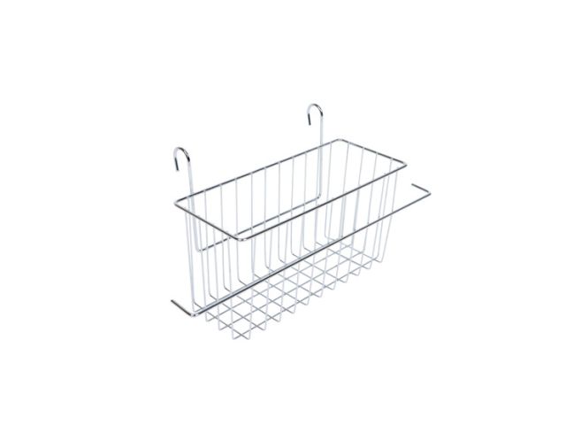 Chromium-plated wire basket for MO3P trolley