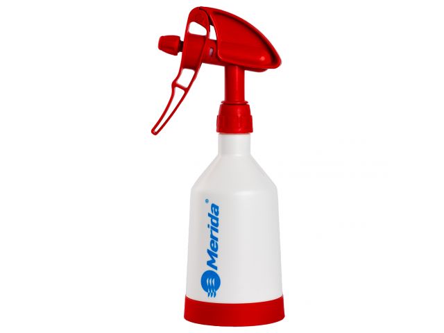 Bottle 0.5 l 360° with double action sprayer (red)