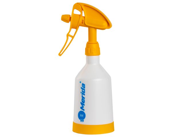 Bottle 0.5 l 360° with double action sprayer (yellow)