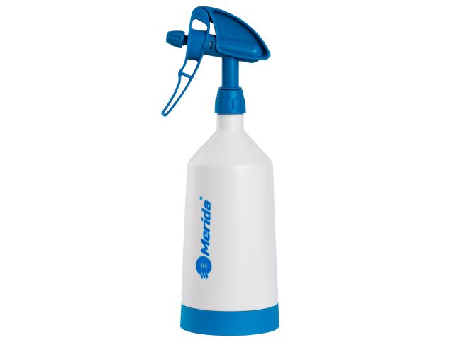 Bottle 1 l 360° with double action sprayer (navy blue)