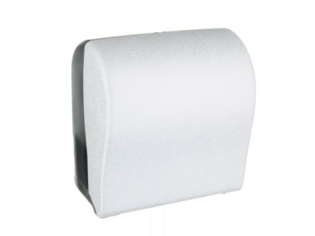 Mechaniczny podajnik ręczników w rolach MERIDA UNIQUE SOLID CUT GLAMOUR WHITE LINE