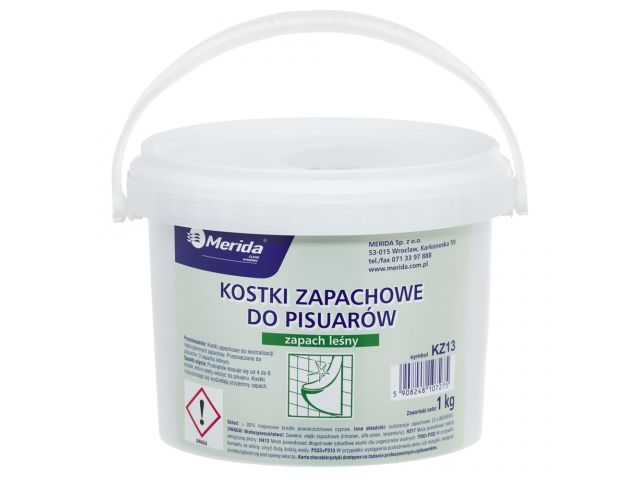 Urinal deodorising blocks 1 kg / ca. 35 pcs. per bucket (green)