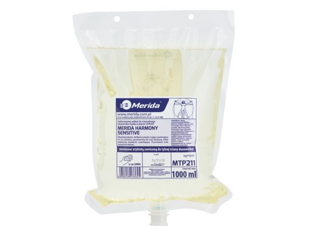 MERIDA HARMONY SENSITIVE foam soap refill 1000 ml