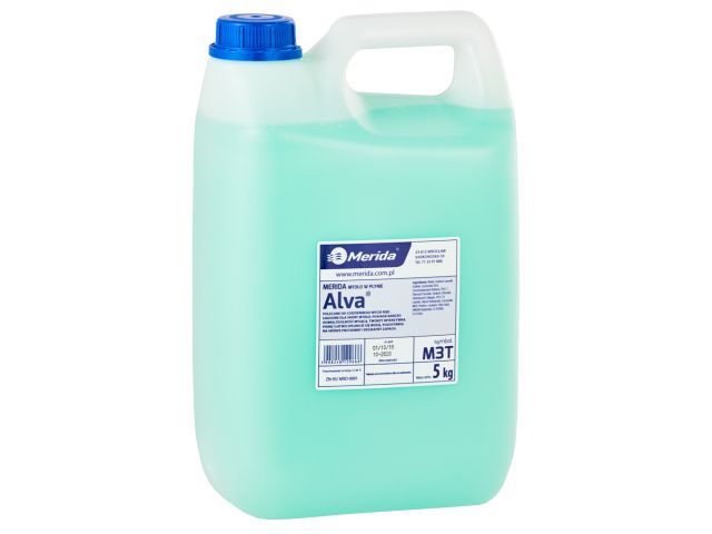 MERIDA ALVA - liquid soap 5 kg, turquoise