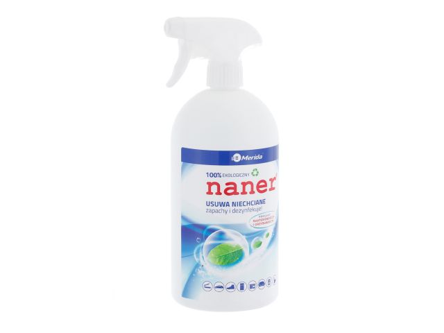 NANER dezynfekujący preparat neutralizujący zapachy, butelka 1 l ze spryskiwaczem