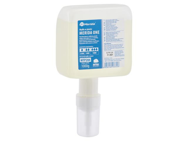 MERIDA ONE - foam soap, disposable cartridge with foaming pump 1000 g