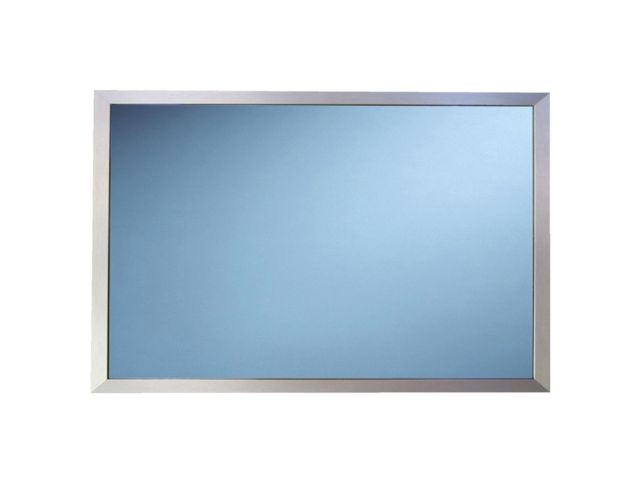 Mirror in metal frame, unpolished, 40 x 60cm