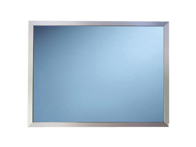 Mirror in metal frame, unpolished, 50 x 60cm