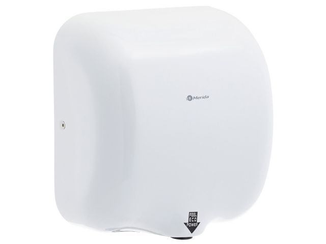 MERIDA TURBO JET - automatic hand dryer, 1800W, steel cover with white finish