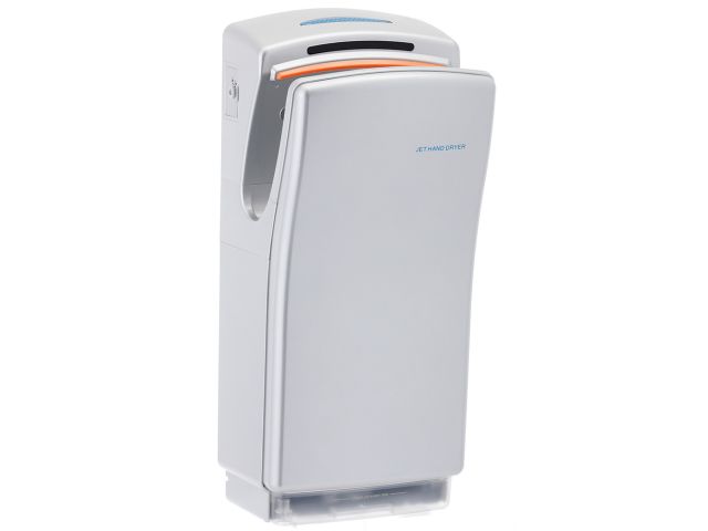 ECO JET - high speed automatic hand dryer, 700 - 1400w, brushless motor, made of top quality abs with grey finish