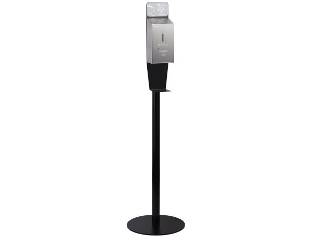 Hand disinfection station with MERIDA STELLA automatic dispenser