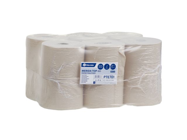 MERIDA TOP toilet paper EKO 900, 2-ply, cellulose, eco (12 pcs / pack)