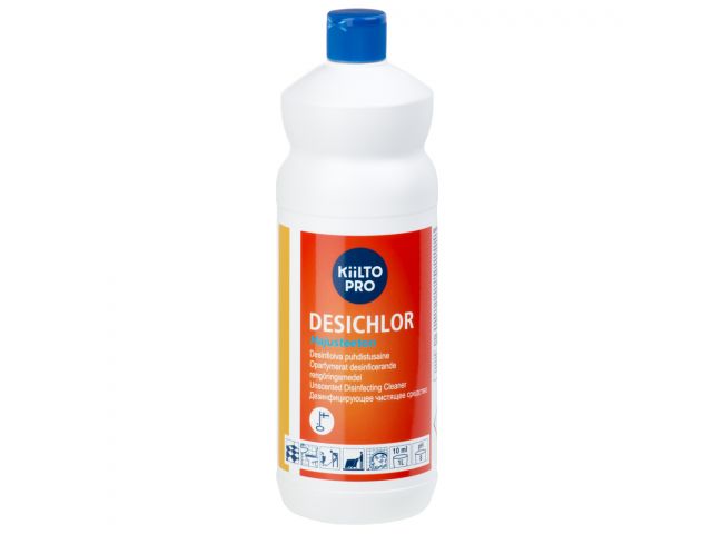 DESICHLOR - środek dezynfekcyjno - myjący z chlorem, koncentrat, butelka 1  l