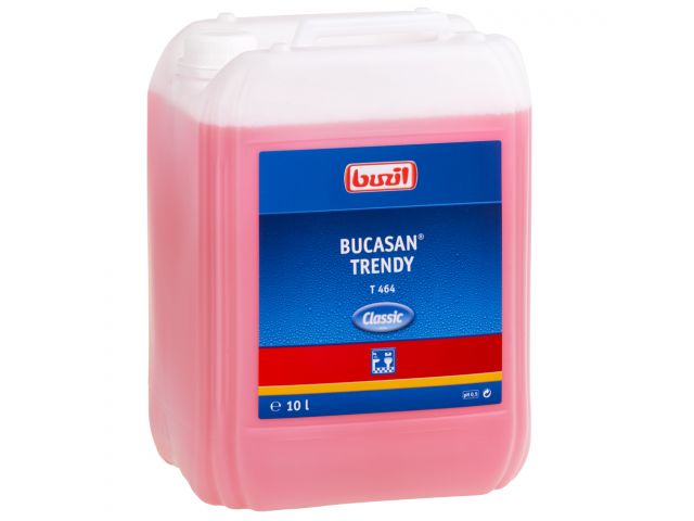 T464 Bucasan trendy - sulfamic acid-based sanitary routine cleaner for daily cleaning in all wet areas, 10 l