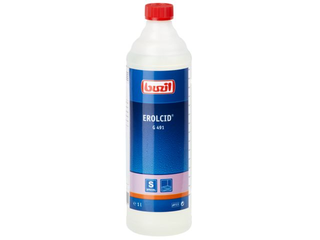 G491 EROL CID - phosphoric acid-based cleaner for intensive cleaning of microporous, slightly rough surfaces, 1 l