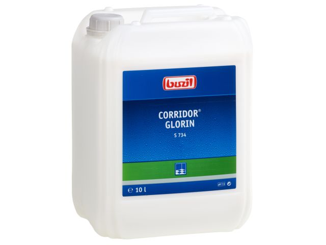 S734 CORRIDOR GLORIN - dispersion for coating water-resistant and coatable floors, 10 l