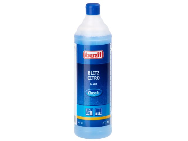 G481 Blitz Citro - środek do codziennego mycia powierzchni wodoodpornych, butelka 1 l