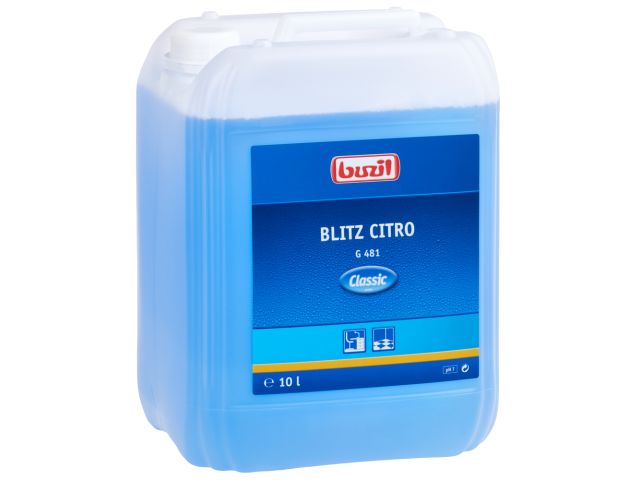 G481 Blitz Citro - środek do codziennego mycia powierzchni wodoodpornych, kanister 10 l