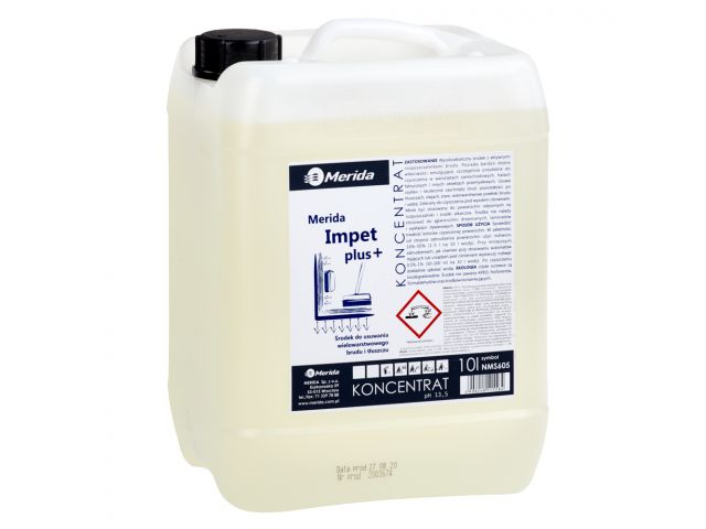 MERIDA IMPET PLUS (MK244) - agent for removing of old dirt, grease and polymeric layers 10 l