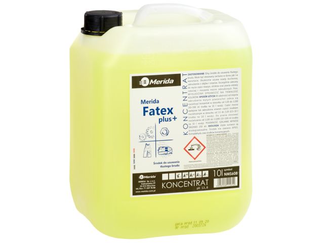 MERIDA FATEX PLUS (MK242) - alkaline cleaner to remove greasy dirt 10 l
