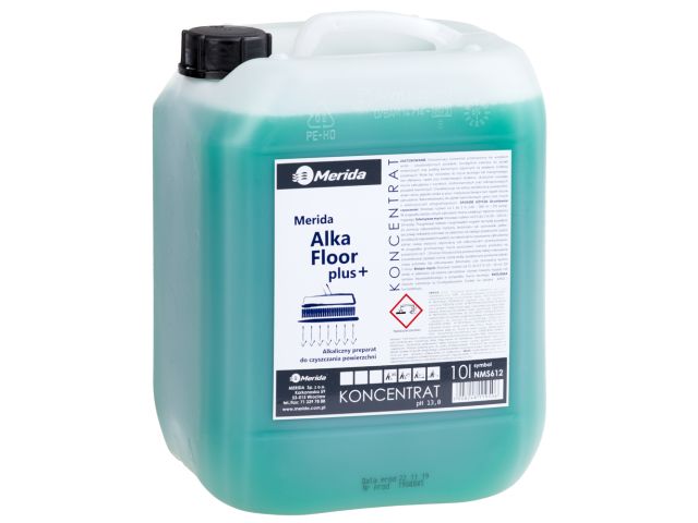 MERIDA ALKA FLOOR PLUS 10 L - ALKALINE CLEANER FOR CLEANING MICROPOROUS, SLIGHTLY ROUGH SURFACES