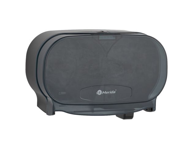 MERIDA ONE toilet tissue dispenser black, for 2 rolls without thin