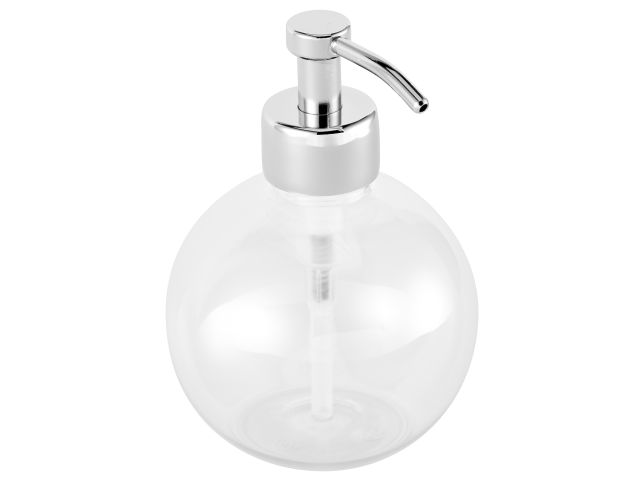 Free standing plastic soap dispenser - bowl, 150 ml, chrome-plated brass - finish