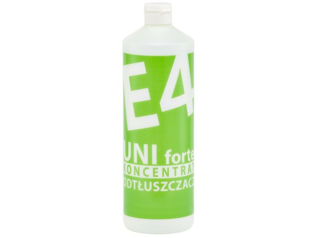 E4 UNI Forte - concentrated degreaser for intensive cleaning of heavily-soiled surfaces and floors, 1 l