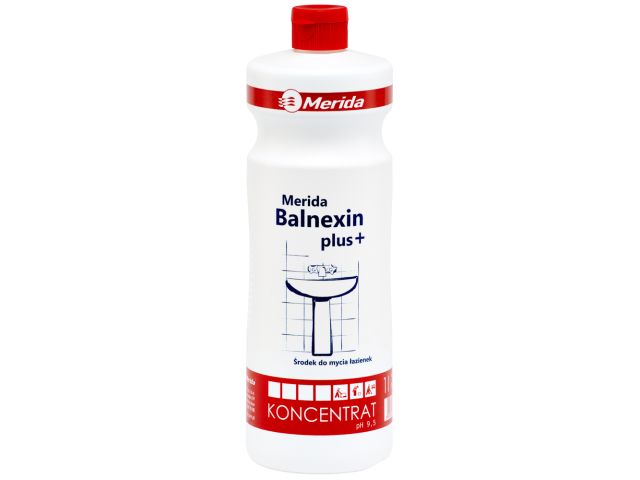 MERIDA BALNEXIN PLUS - alkaliczny środek do bieżącej pielęgnacji łazienek, butelka 1 l