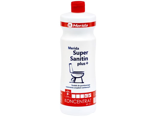 MERIDA SUPER SANITIN PLUS (M120) - agent for thorough cleaning of sanitary facilities 1 l