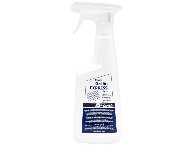 MERIDA GRILLIN EXPRESS PLUS, agent for removing burnt, dried and stubborn dirt, bottle 0.5 l, with spraying pump, ready-to-use