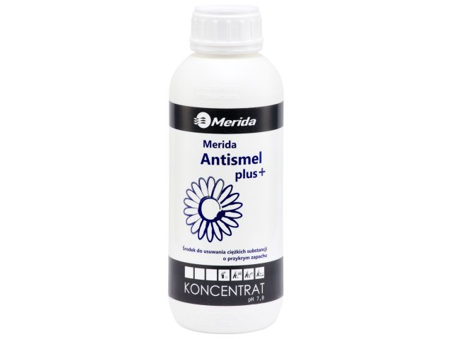 MERIDA ANTISMEL PLUS środek do usuwania ciężkich substancji i przykrych zapachów, butelka 1 l