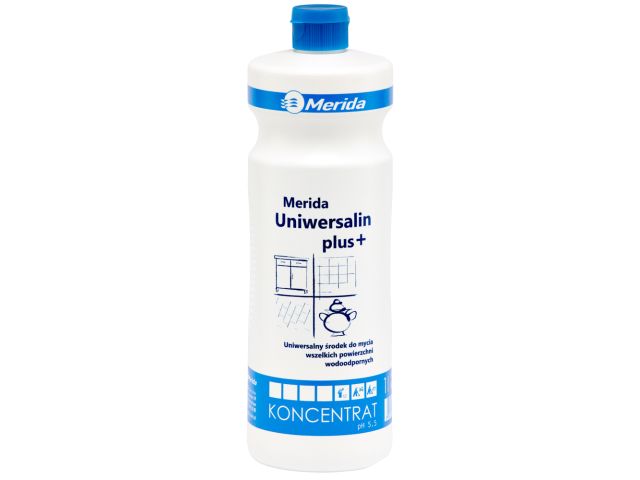 MERIDA UNIWERSALIN PLUS uniwersalny środek do mycia powierzchni wodoodpornych, butelka 1 l
