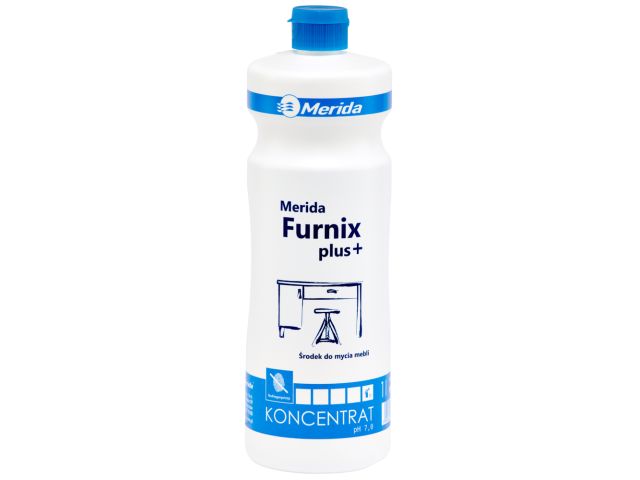 MERIDA FURNIX PLUS środek do mycia mebli matowych i z połyskiem, butelka 1 l