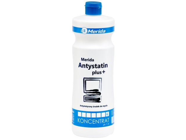 MERIDA ANTYSTATIN PLUS antystatyczny środek do mycia powierzchni z tworzyw sztucznych, butelka 1 l