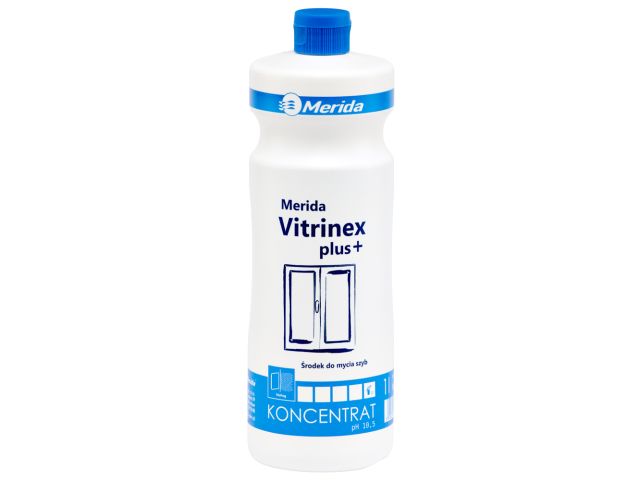 MERIDA VITRINEX PLUS środek do mycia szyb i powierzchni szklanych, butelka  1 l