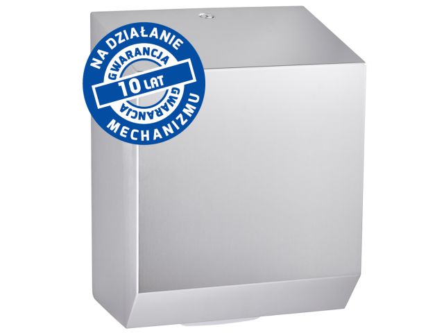 MERIDA STELLA MAXI mechanical roll towel dispenser, brushed version