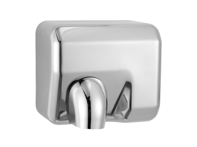 MERIDA STARFLOW PLUS hand dryer, polished stainless steel with AFP coating