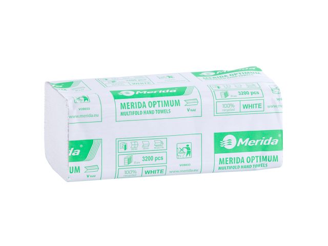 Ręczniki papierowe składane MERIDA – ZZ, V-fold, W-fold | MERIDA