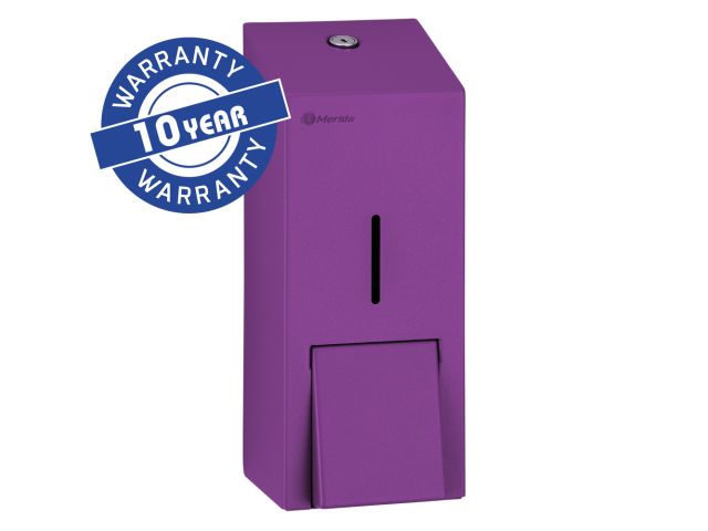 MERIDA STELLA VIOLET LINE MAXI foam soap dispenser for disposable refills with a foaming pump 700 g, violet