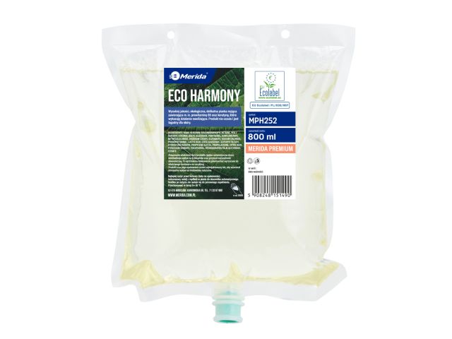 MERIDA ECO HARMONY AUTOMATIC foam soap, 800 ml refill, ECOLABEL