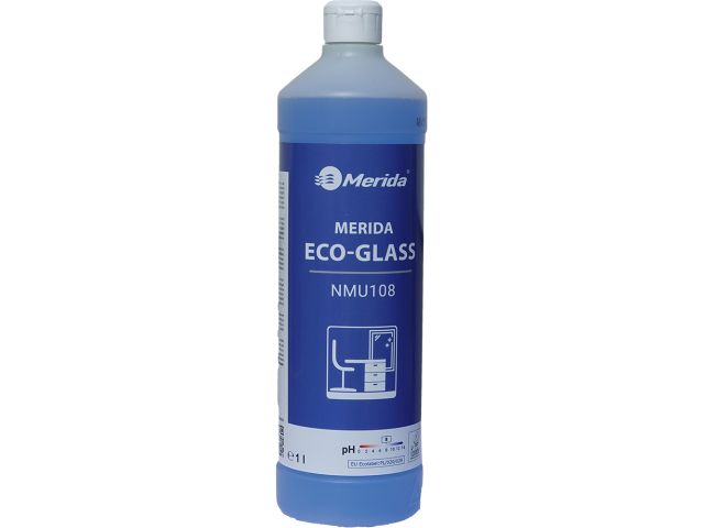 MERIDA ECO-GLASS, EKOLOGICZNY ŚRODEK DO CZYSZCZENIA SZKŁA I POWIERZCHNI, BUTELKA 1 L